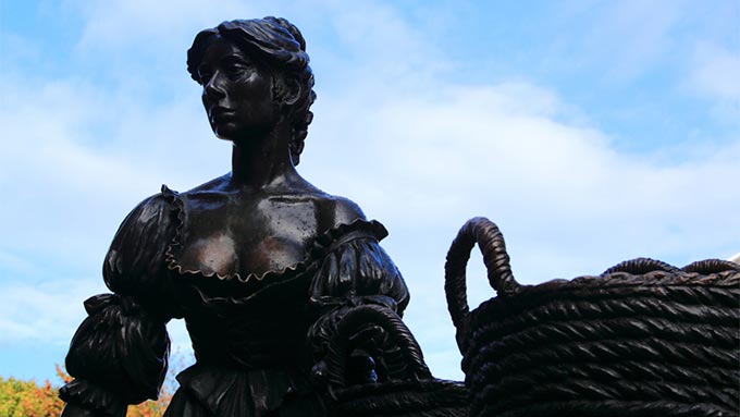 Statue der Molly Malone